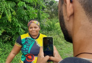 Jovens quilombolas de Oriximiná produzem conteúdo audiovisual alusivo ao Dia da Mulher